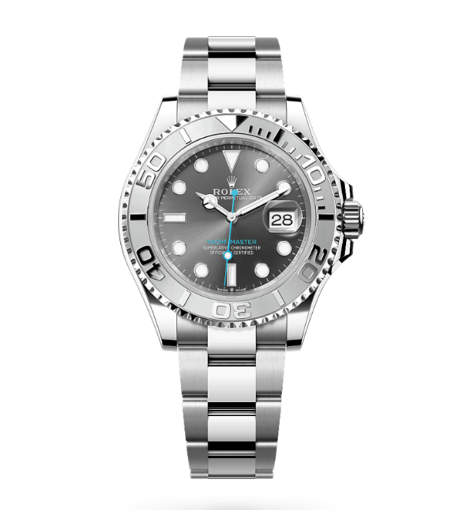 Rolex Yacht-Master  M126622-0001 Oystersteel and platinum Gray-Dial 40mm