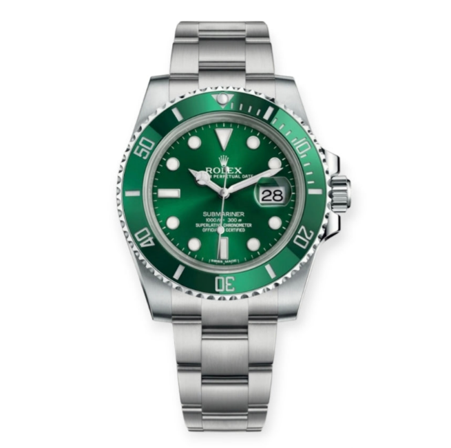 Rolex Submariner "Hulk"   116610LV Green-Dial Green Ceramic Bazel 41mm
