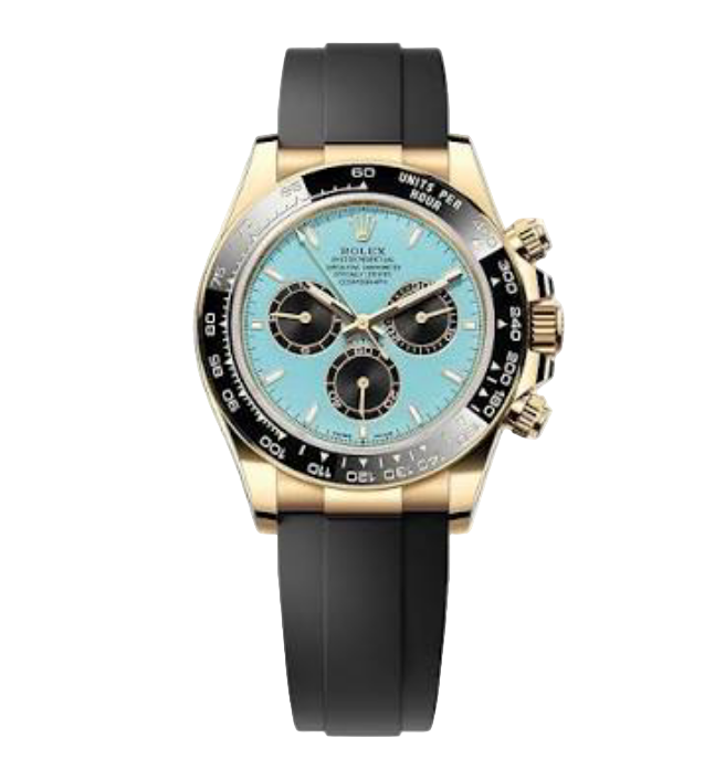 Rolex Daytona 126518LN  Yellow-Gold Tiffany-Blue-Dial 38.5mm
