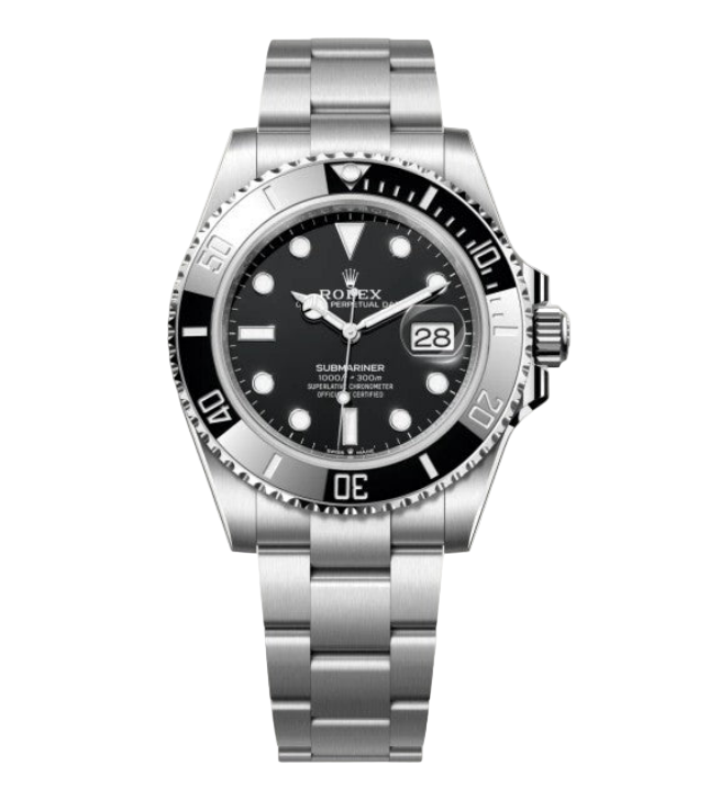Rolex Submariner 126610LN Date Oystersteel Black-dial Black-bazel 41mm