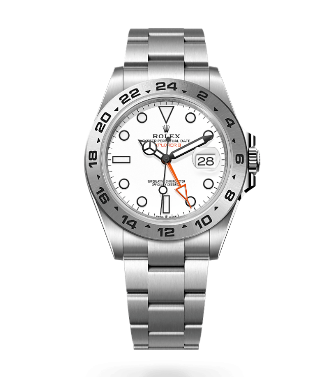 Rolex Explorer II 226570 Date Oystersteel White-Dial 42mm