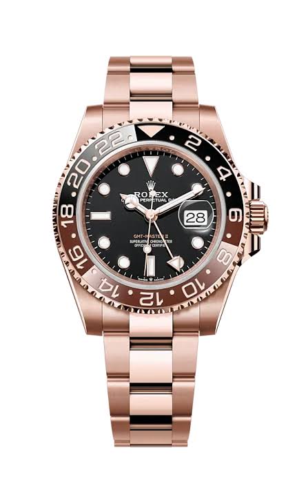 Rolex GMT-Master II Rose Gold 126715CHNR  Chronologie Black-dial Black-Red bazel