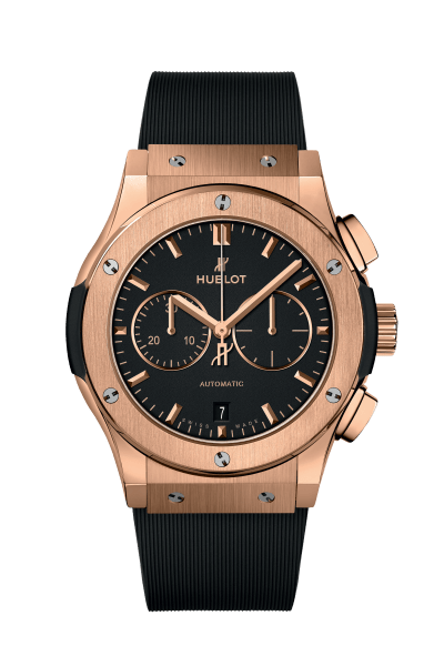 Hublot Classic Fusion  Chronograph Rose-Gold Black-Dial 45mm