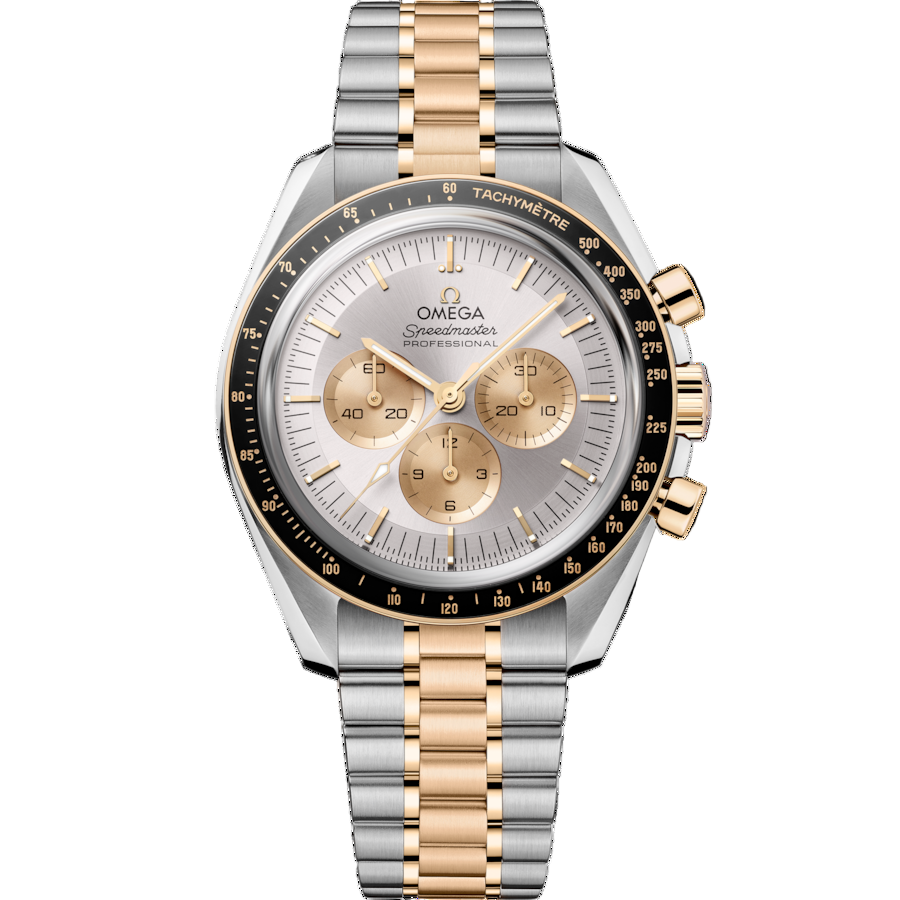Omega Speedmaster Moonwatch Bicolore Steel & Moonshine Gold 42mm