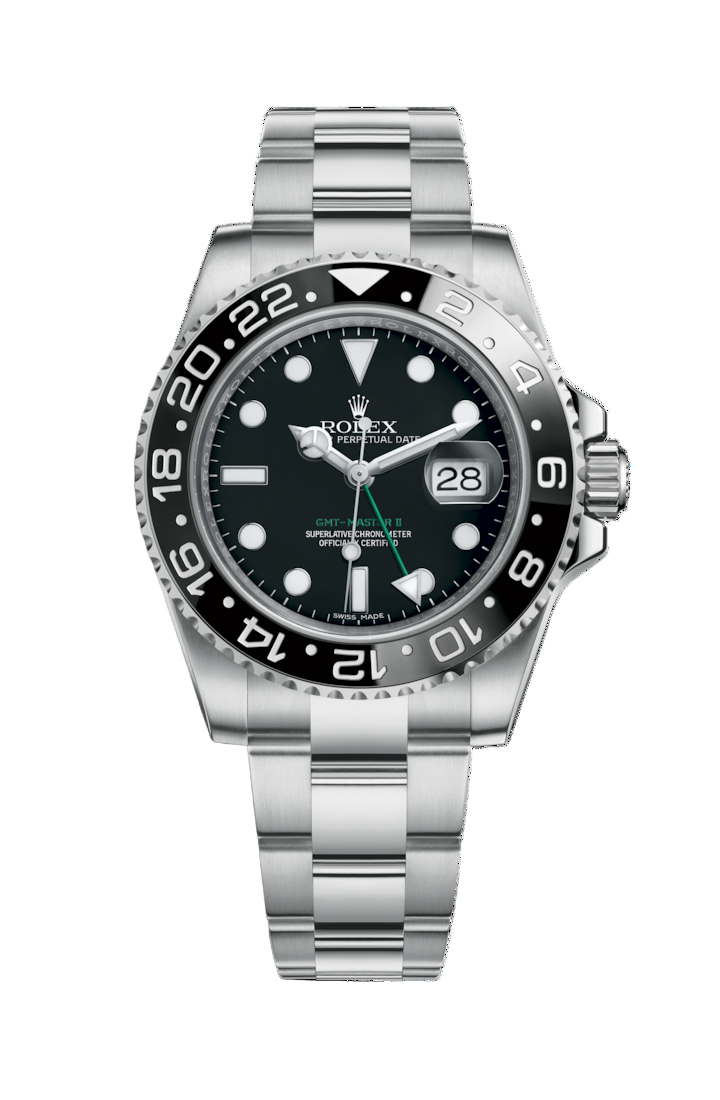 Rolex GMT Master II 116710LN  Preowned Black-dial Black Ceramic Bazel 44mm