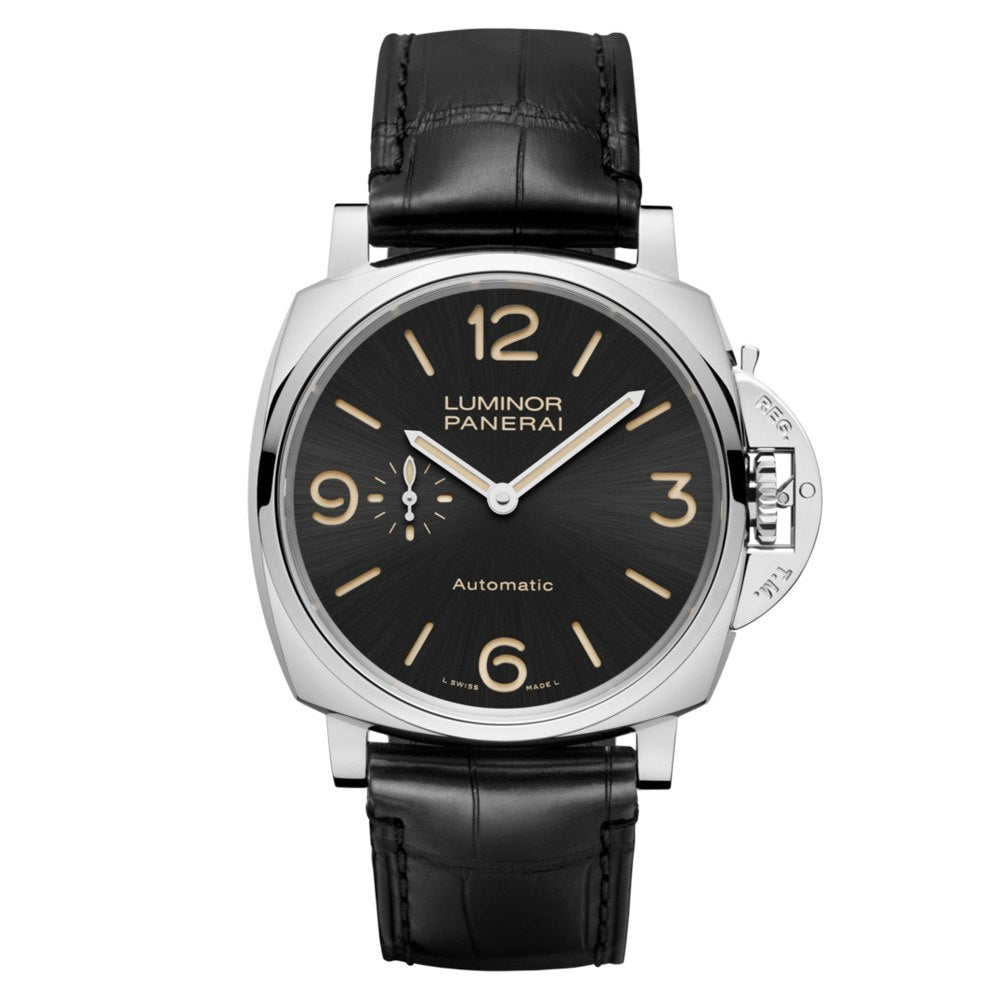 PANERAI PAM00674
Luminor Due Automatic Acciaio Balck-yellow-Dial 45mm